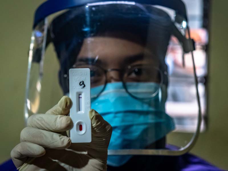 Rapid Test Di Kawasan Relokasi Pasar Johar