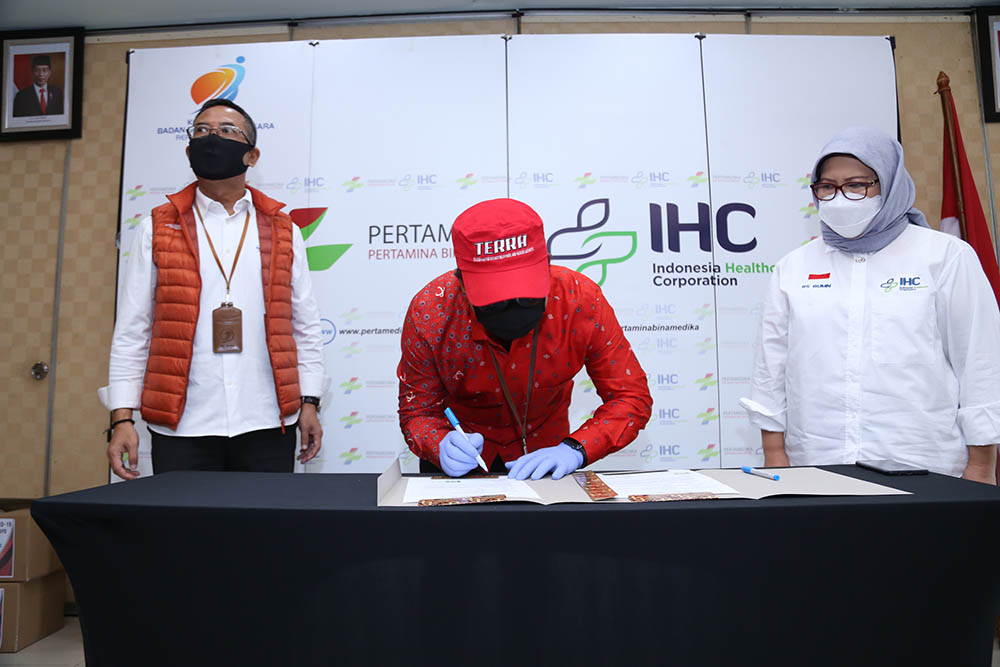 Penyerahan Bantuan Penanganan Covid-19 Kepada Yayasan BUMN