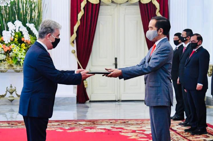 Presiden Terima Surat Kepercayaan Tujuh Dubes untuk Indonesia