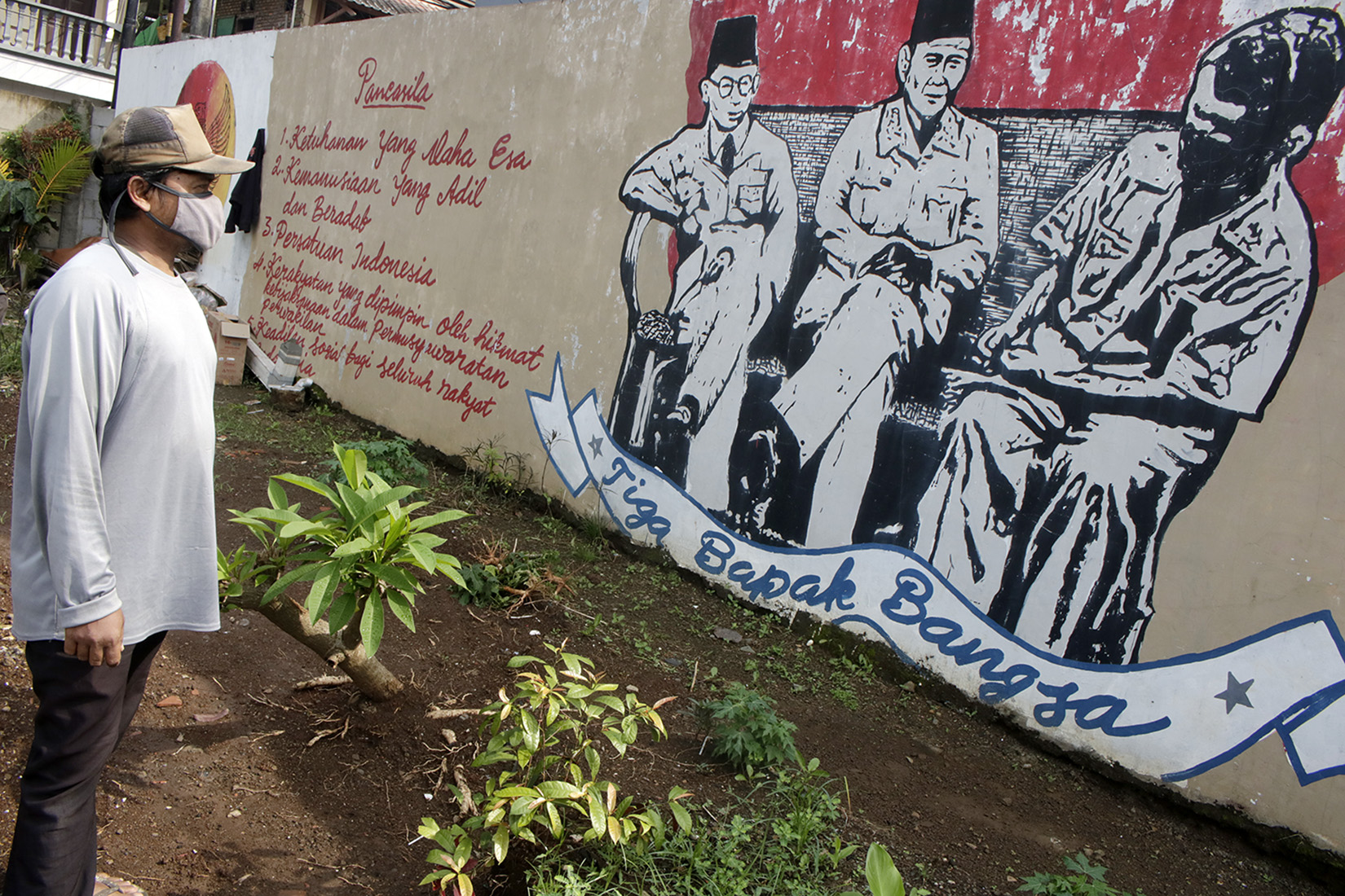 Mural Tiga Bapak Bangsa