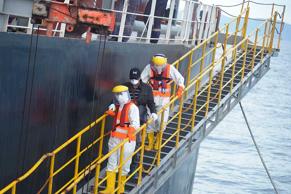 Evakuasi ABK Tangker Panama