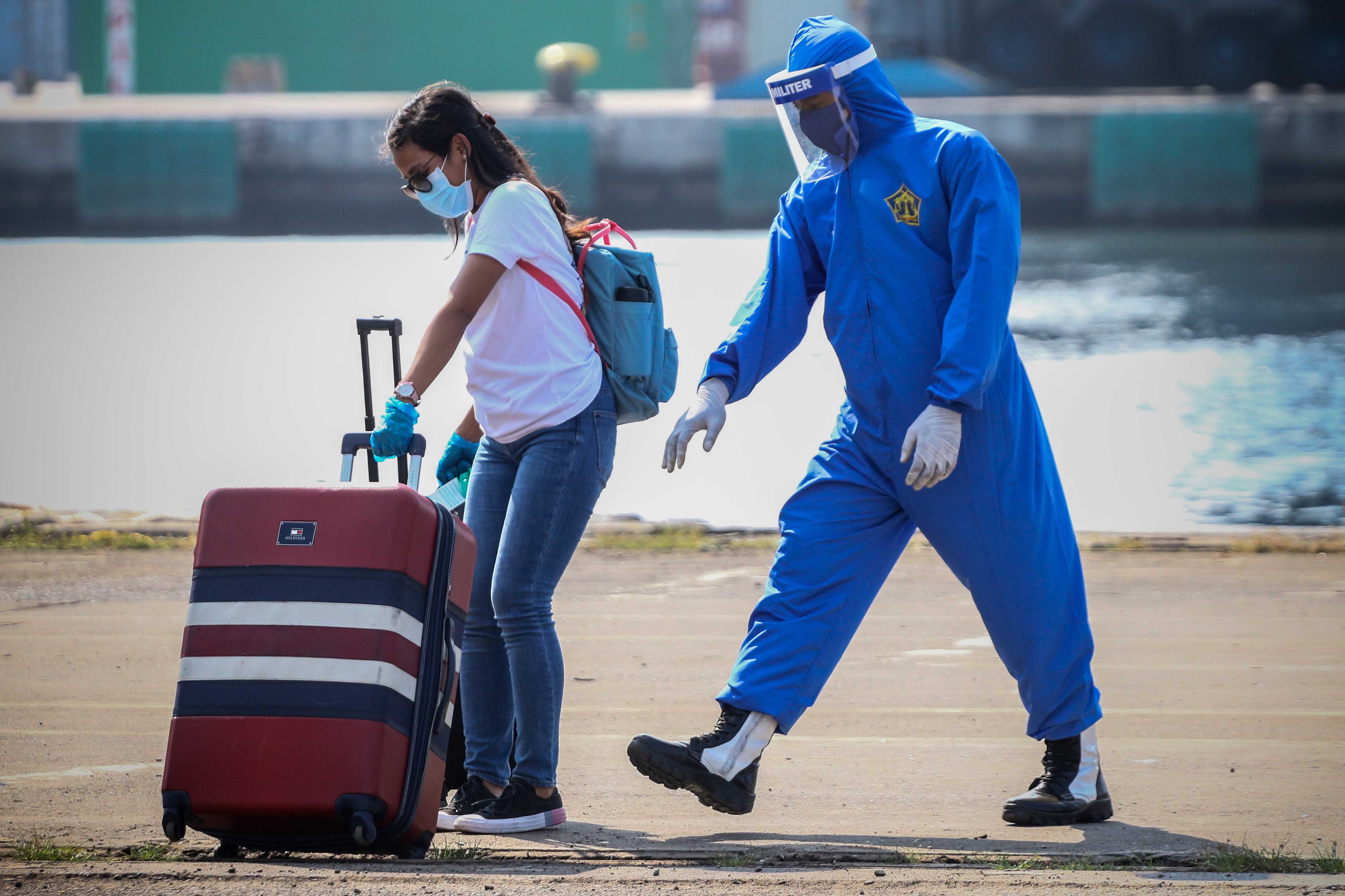 Kedatangan WNI ABK Kapal Pesiar MV Roterdam