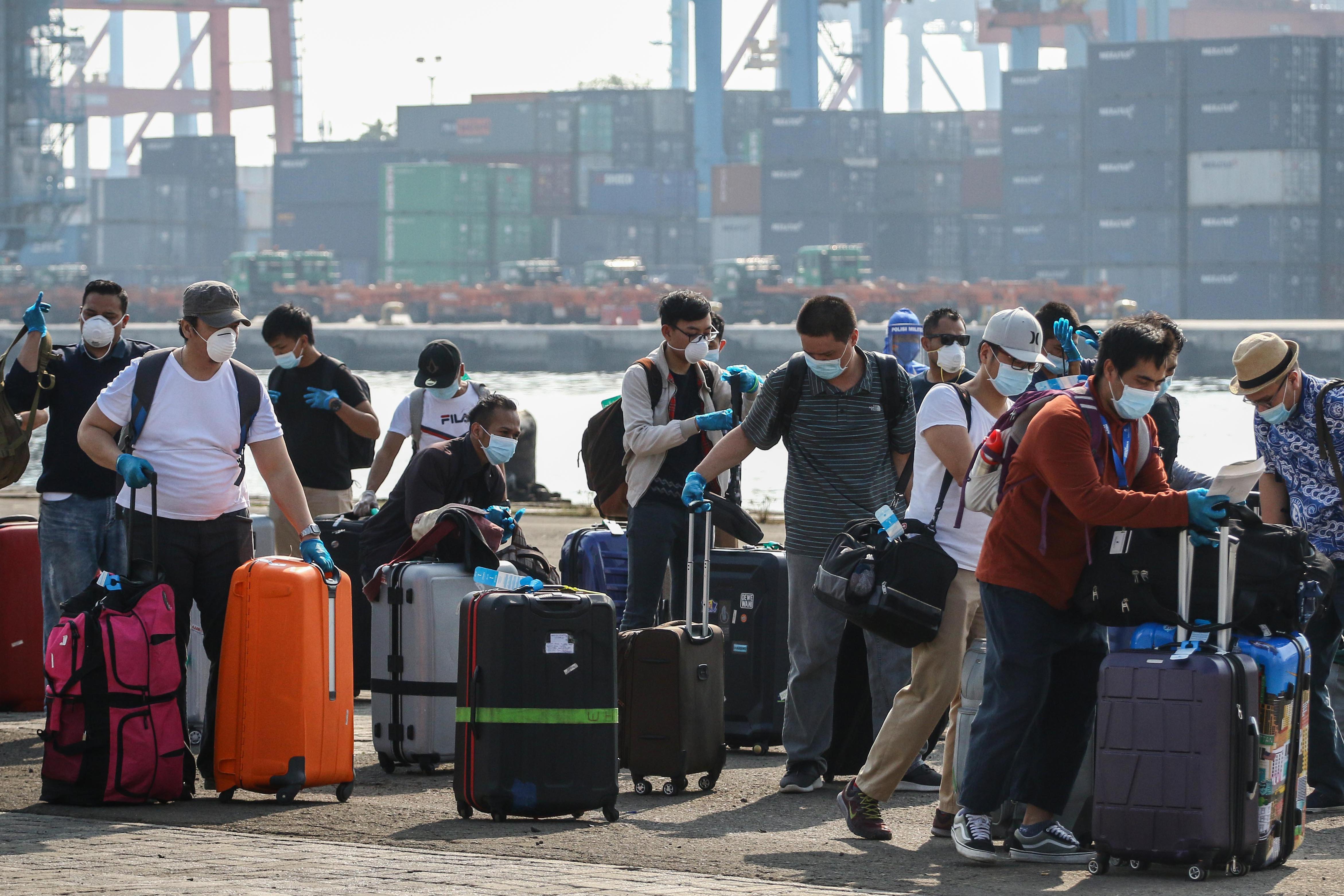 Kedatangan WNI ABK Kapal Pesiar MV Roterdam