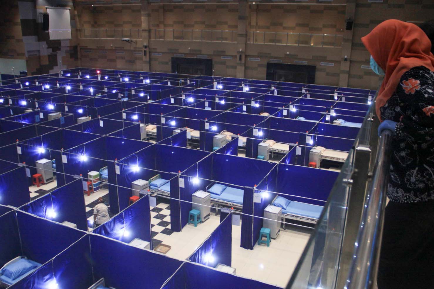 Ruang Isolasi OTG Covid-19 di Sidoarjo