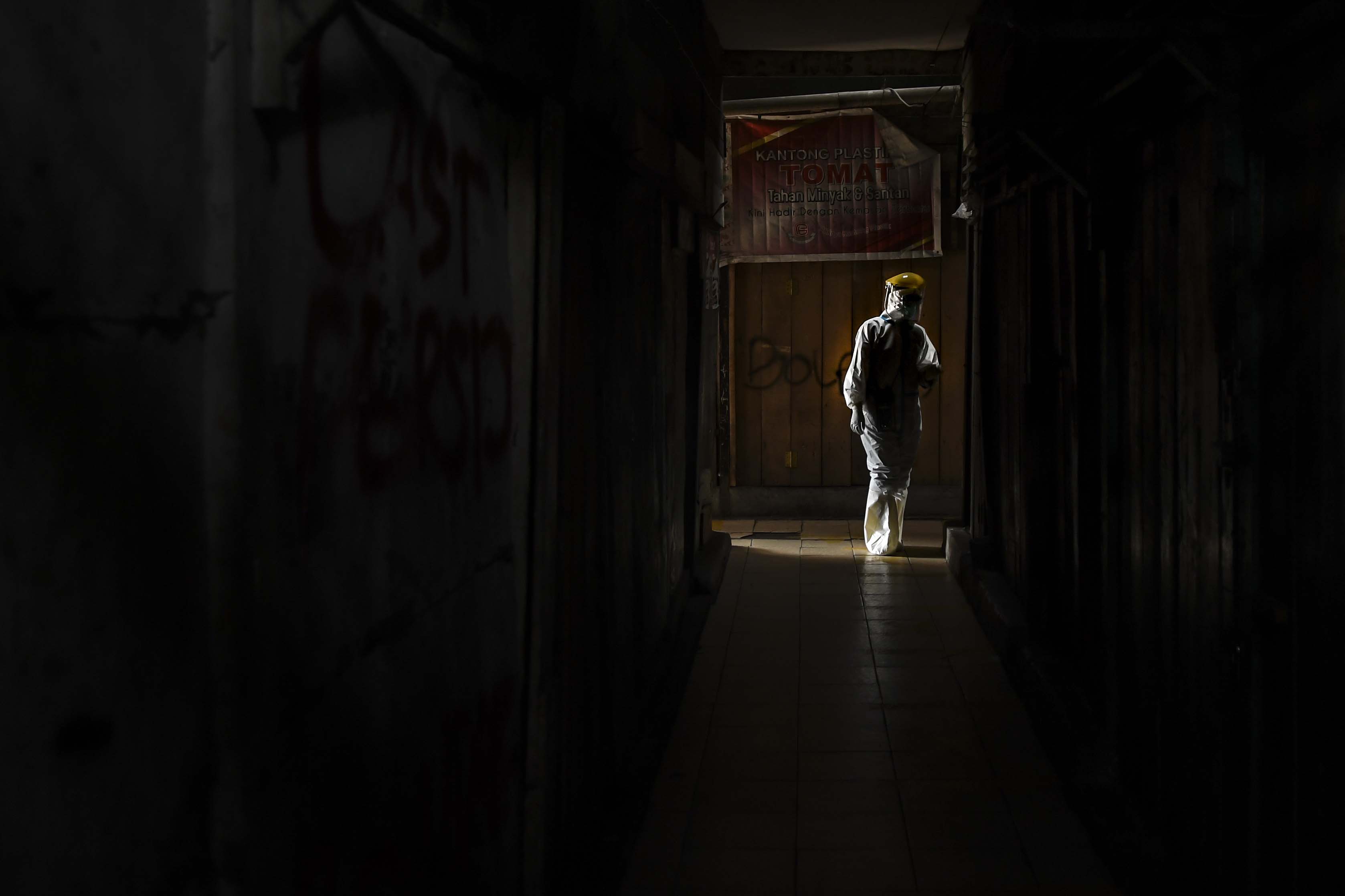 Swab Test di Pasar Thomas