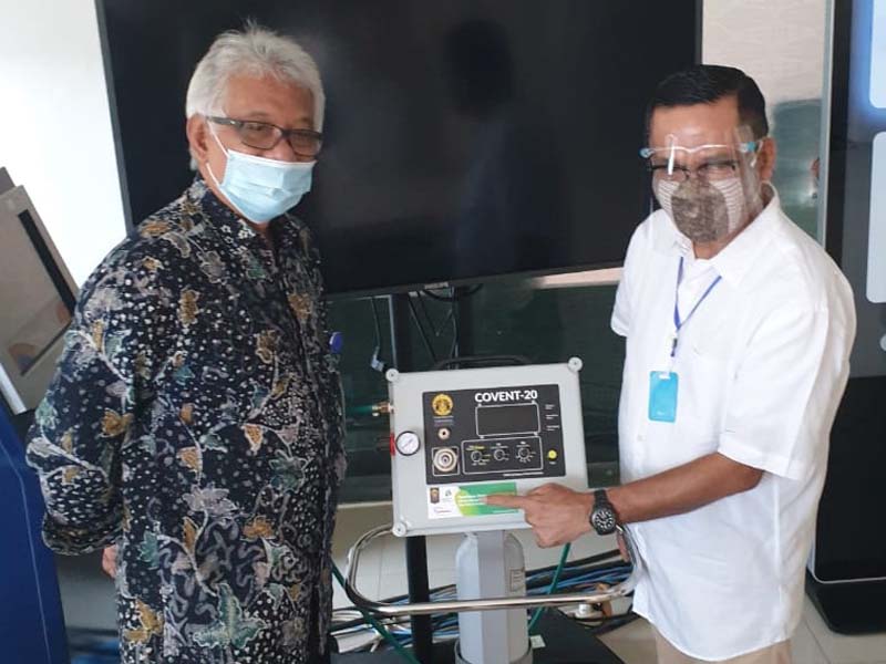 Universitas Indonesia Sumbang Ventilator Hasil Karyanya