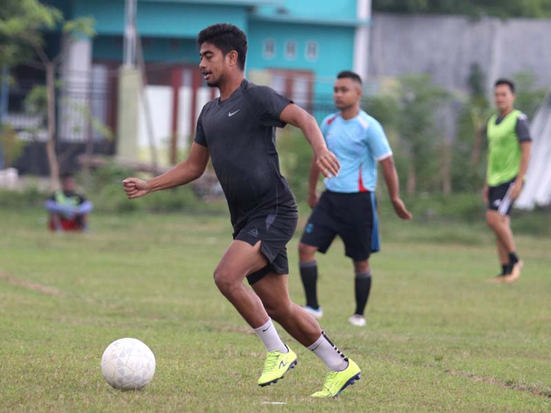 Latihan Mandiri Pemain Persik Kediri