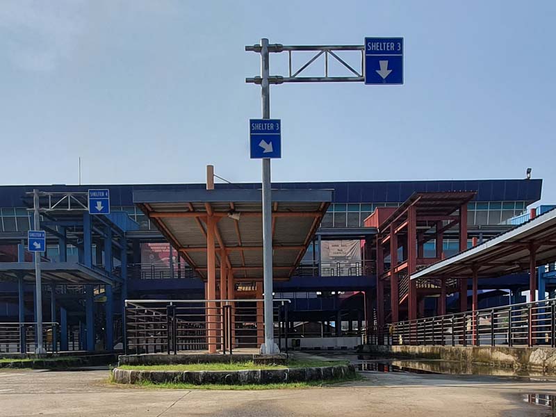 Terminal Pondok Cabe Sepi Penumpang