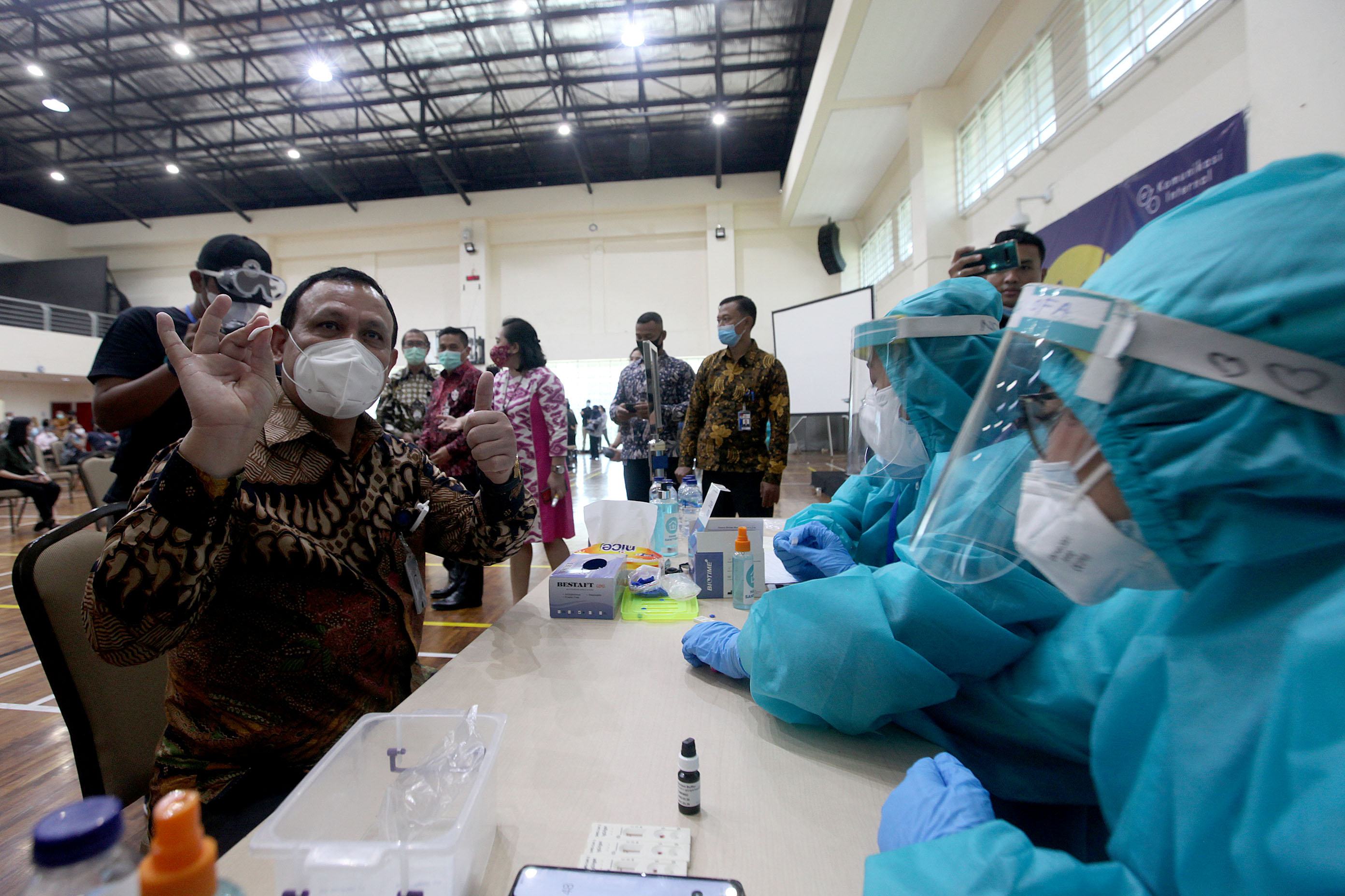 Rapid Test Pegawai KPK