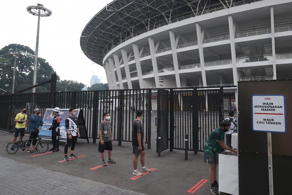 Area Olahraga Stadion Gelora Bung Karno Kembali Dibuka