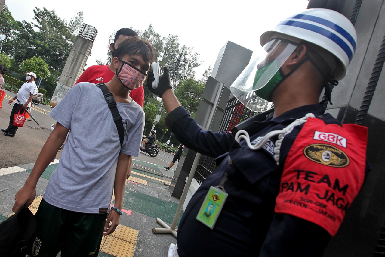 Masyarakat Berolahraga di Kawasan Gelora Bung Karno