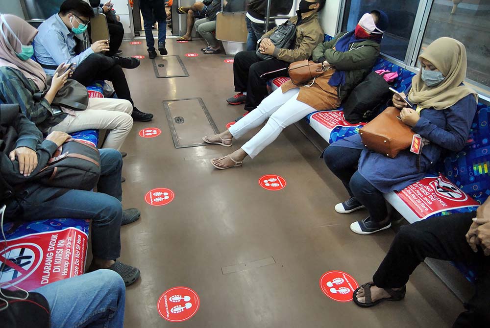 Marka Jarak Penumpang KRL