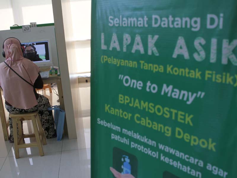 Tinjau Lapak Asik BPJAMSOSTEK