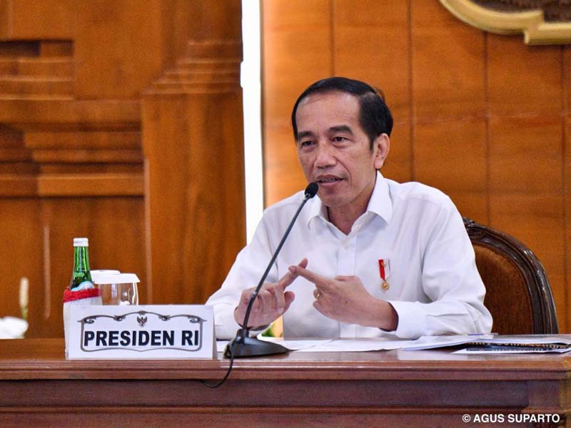 Arahan Presiden Joko Widodo di Kantor Gubernur Jawa Timur