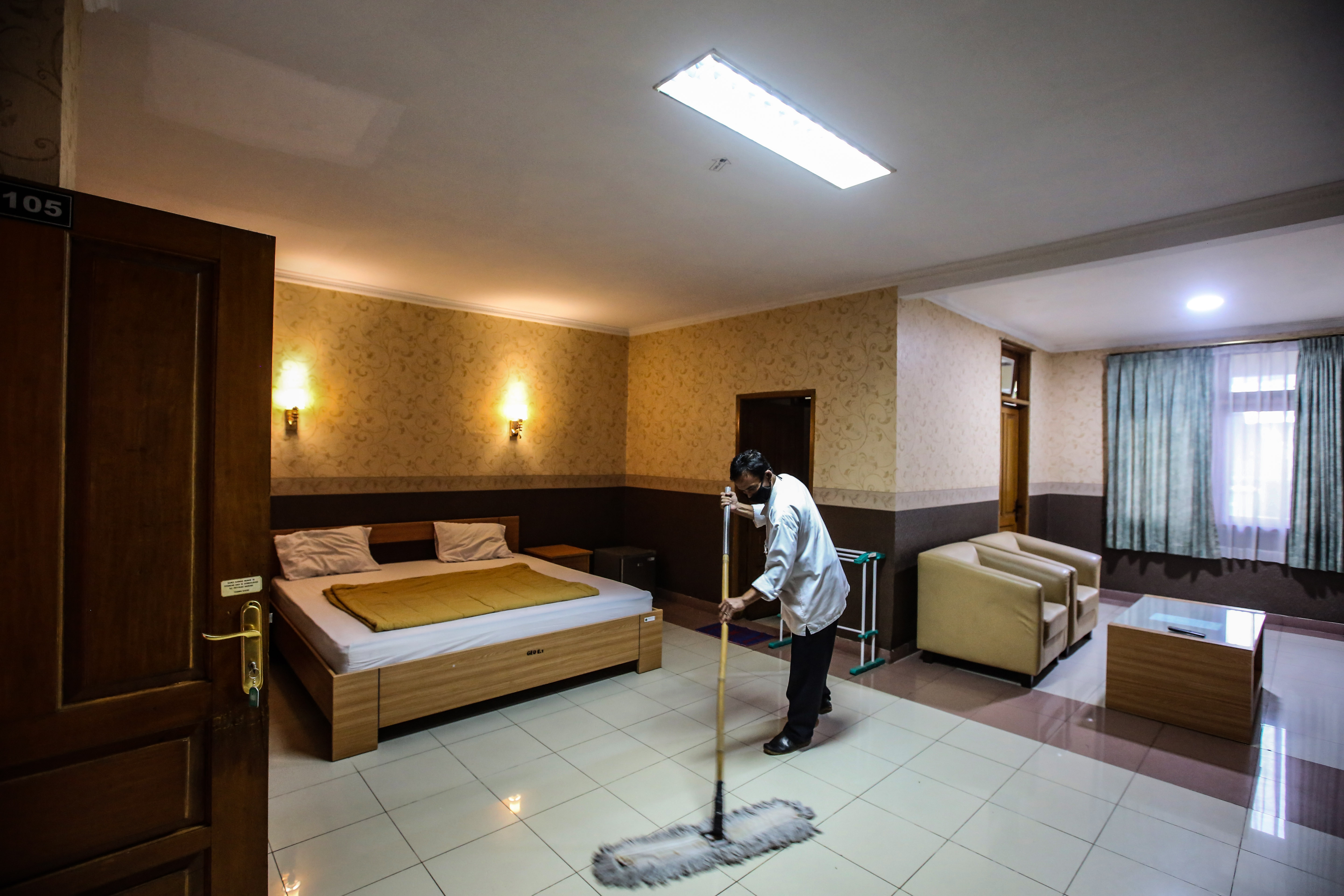 Sepi Jamaah di Asrama Haji