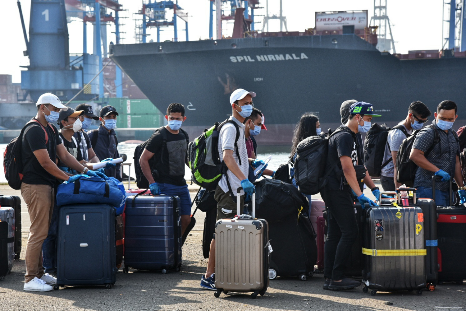 Kedatangan 241 WNI ABK MV Island Princess