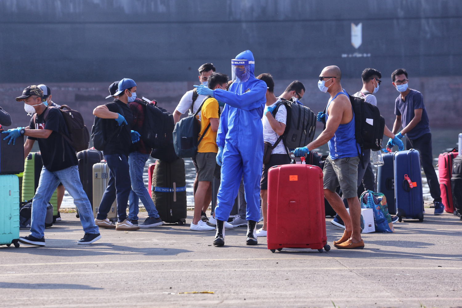 Kedatangan 241 WNI ABK MV Island Princess