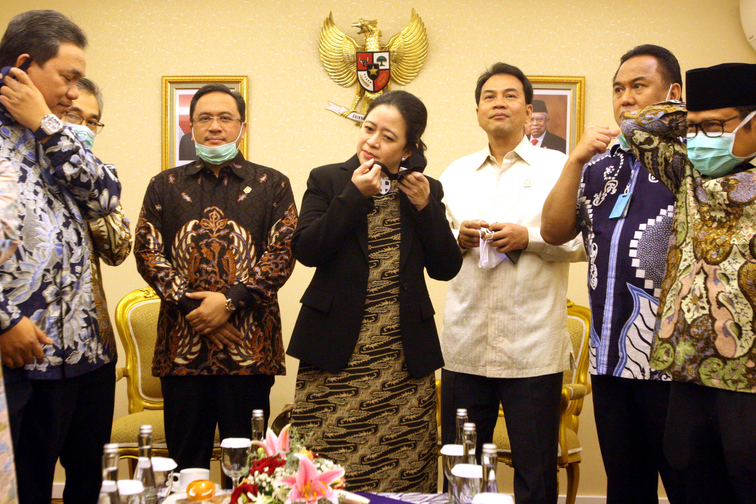 Rapat Pimpinan DPR dan BPK Bahas Anggaran Covid-19