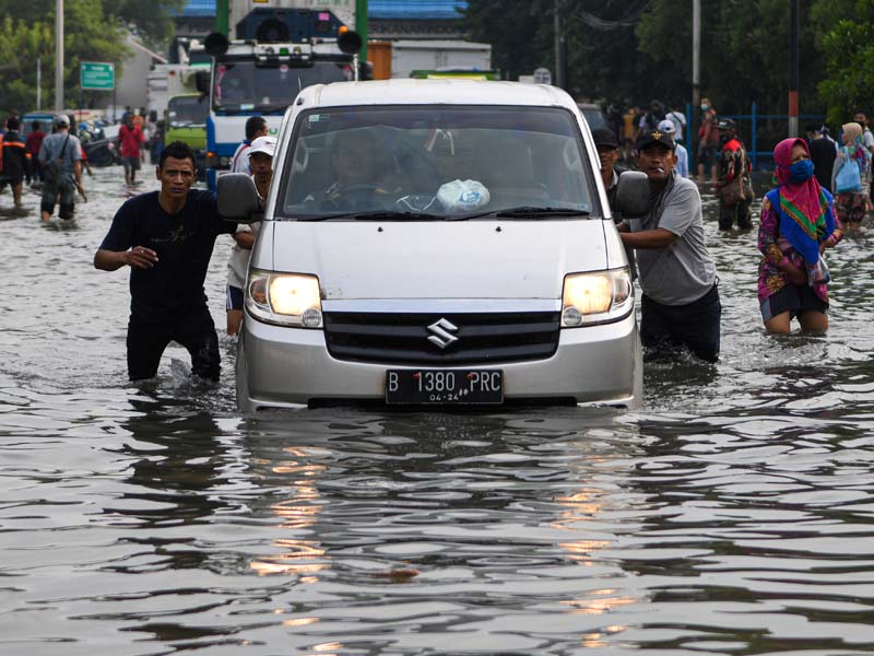 Banjir Air Rob Di Jakarta