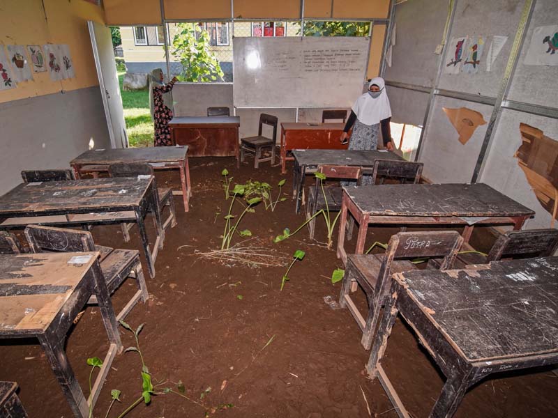 Sekolah Rusak Belum Diperbaiki