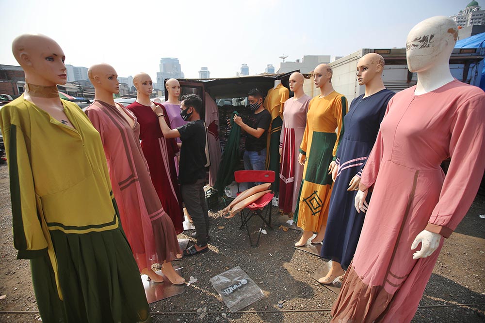 Pedagang Pasar Tasik Kembali Menggelar Dagangan