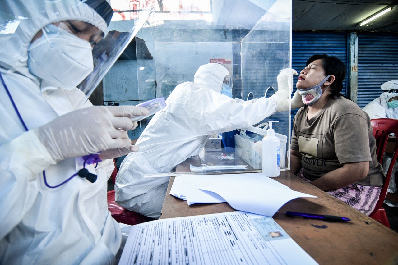  Tes Swab Pedagang Pasar Gang Lilin