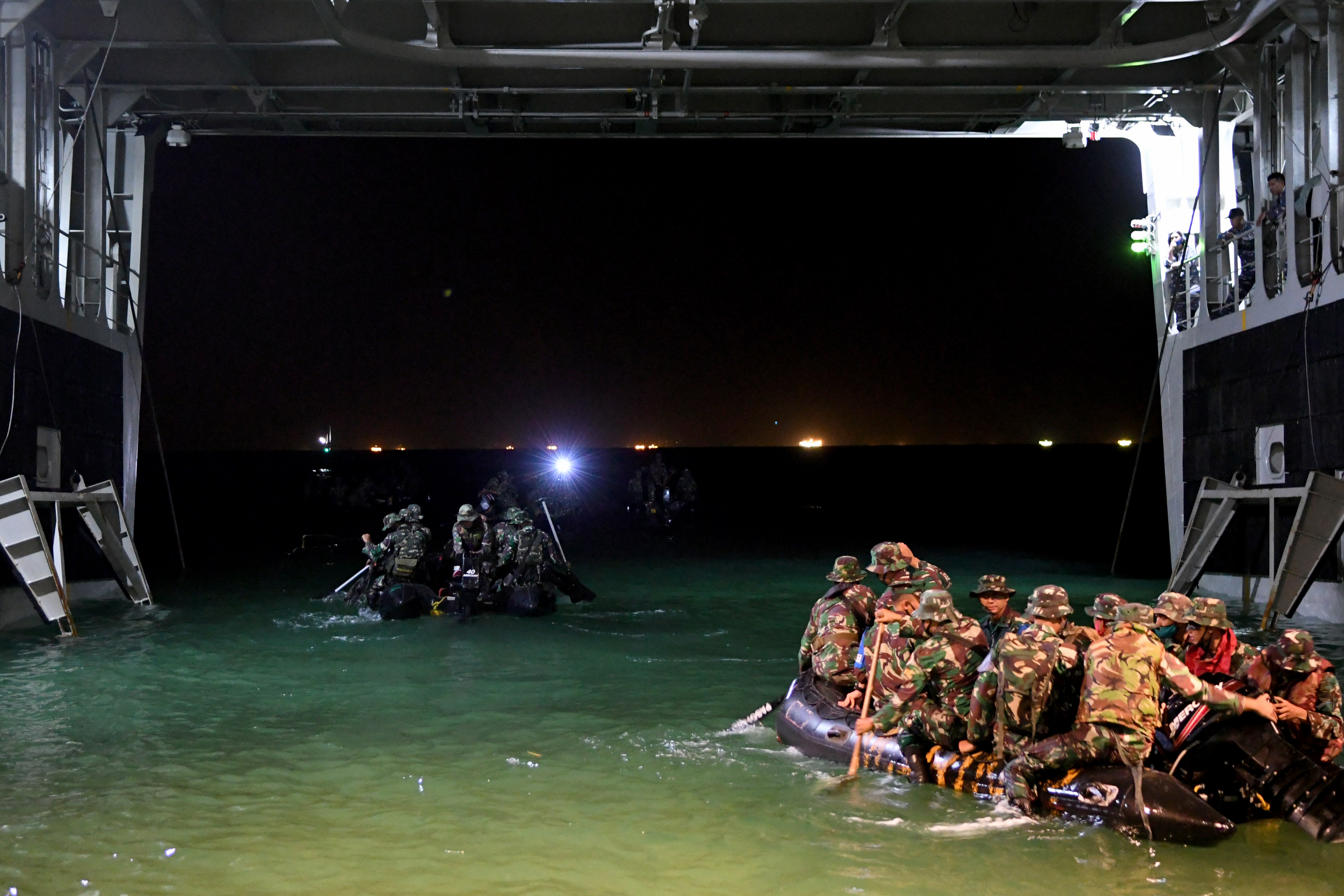 Latihan Satuan Lanjutan Korps Marinir
