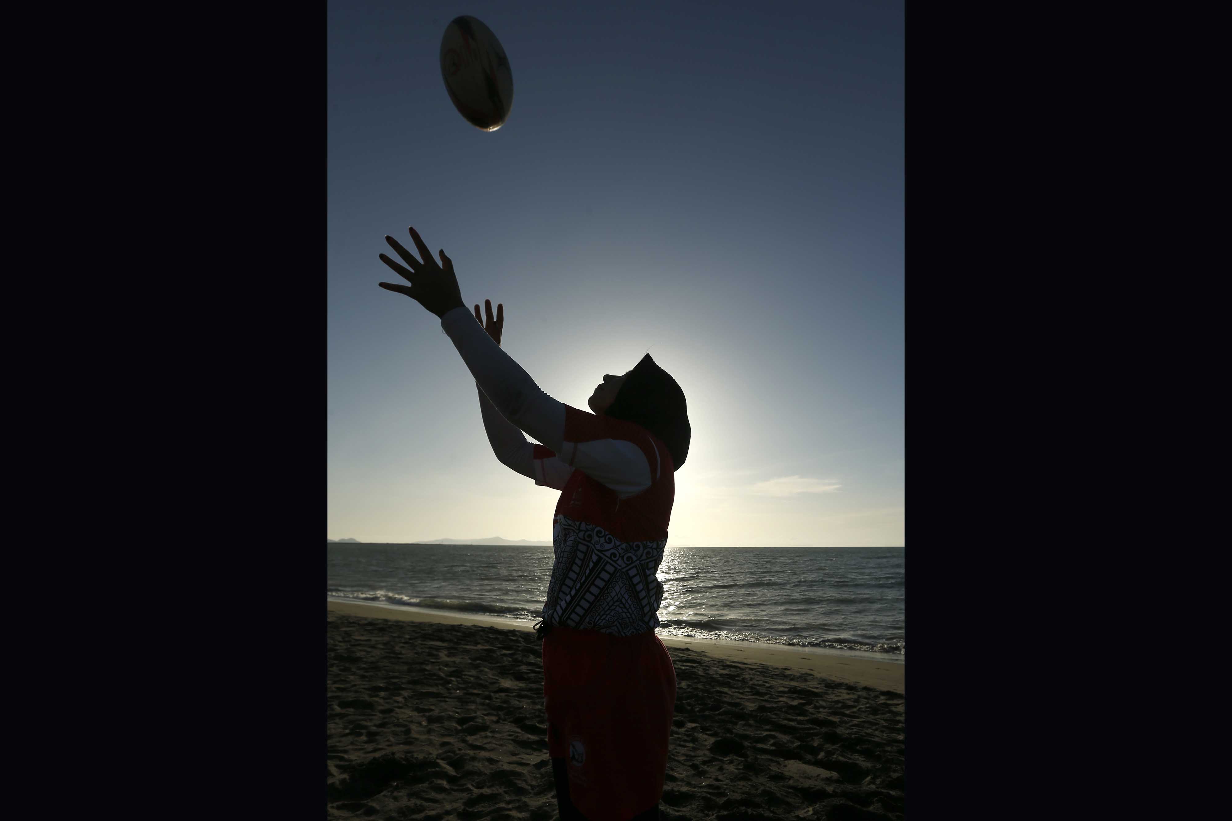 Latihan Atlet Nasional Cabor Rugby di Aceh