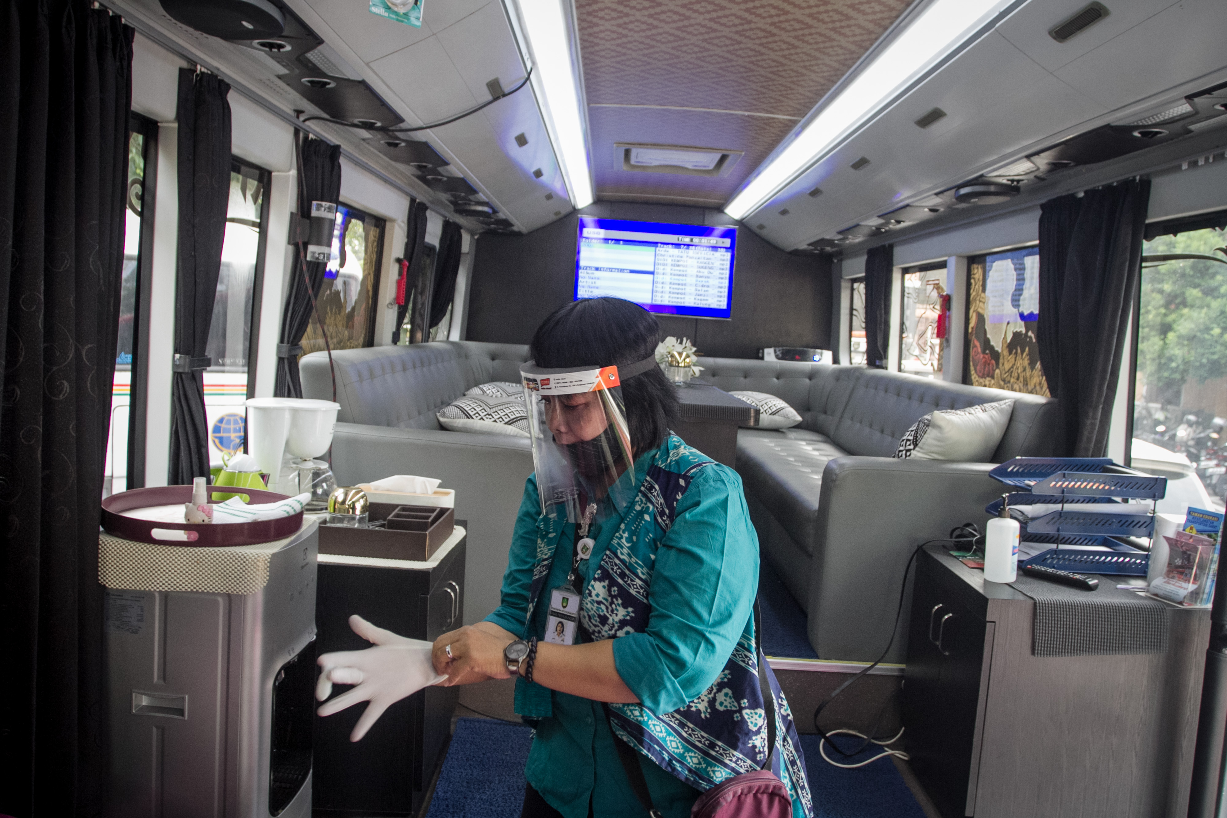 Protokol Kesehatan Bus Rapat Gatotkaca