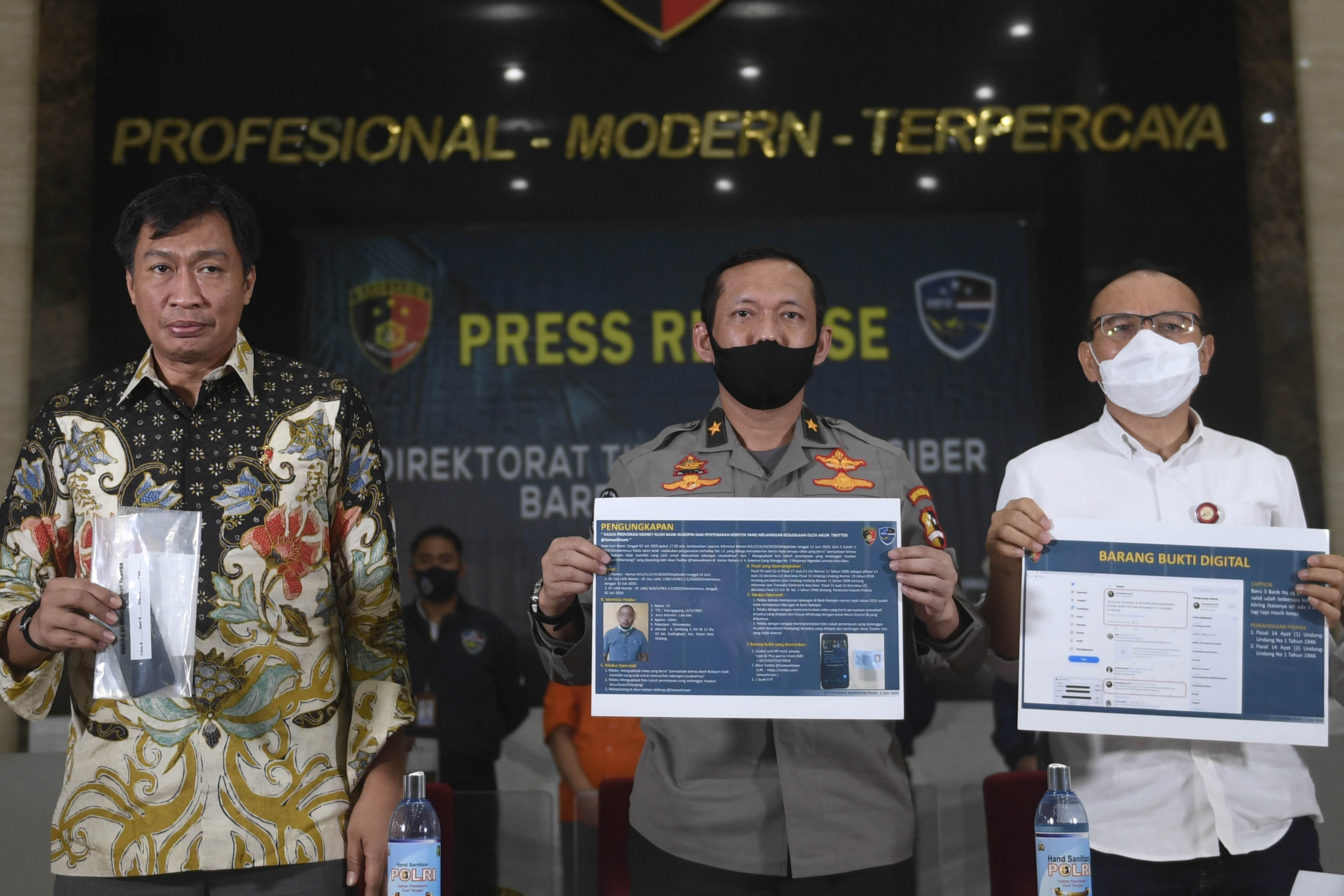 Penyebar Berita Bohong Kondisi Perbankan Nasional