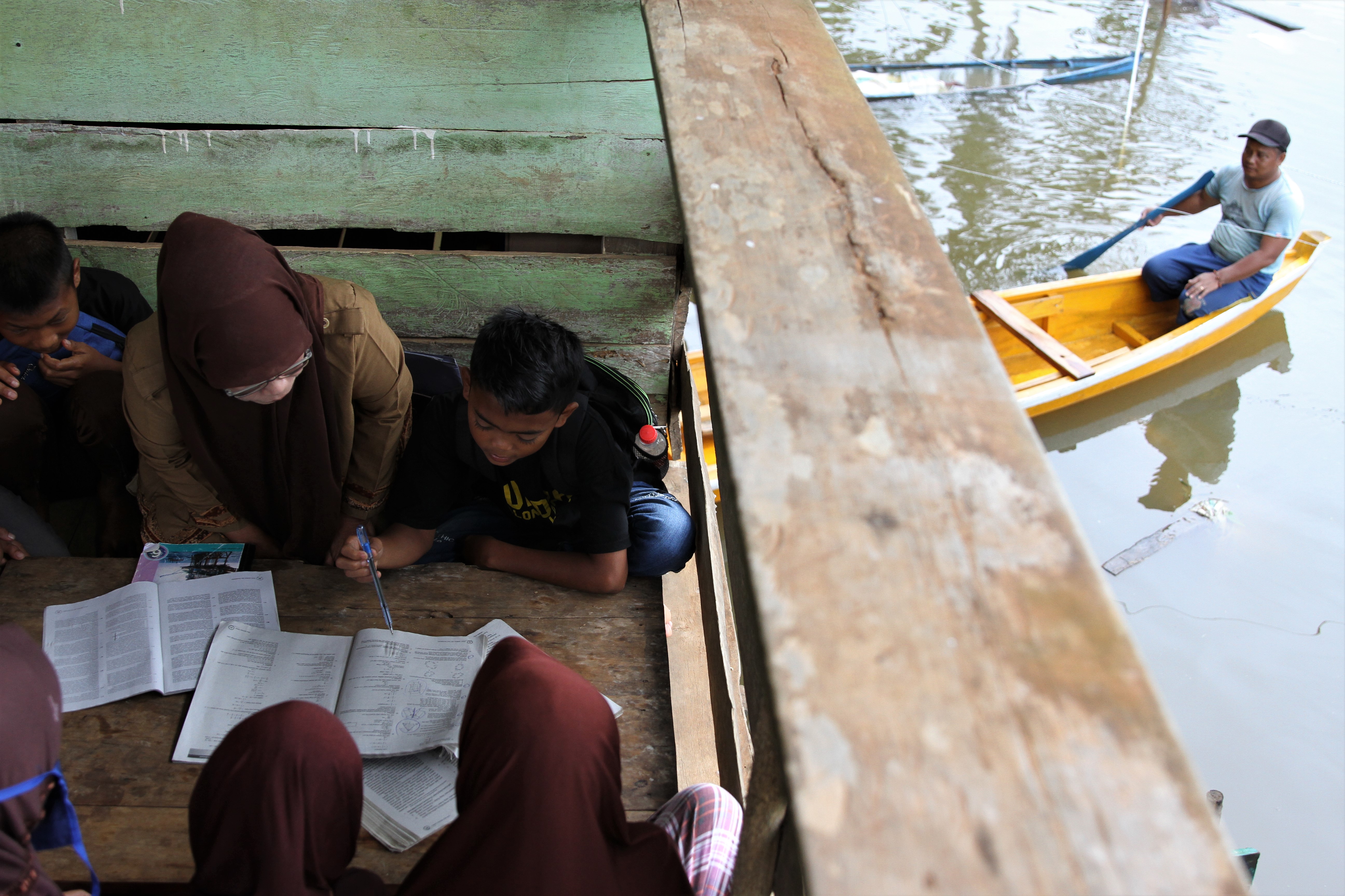 Belajar Kelompok Terdampak Banjir