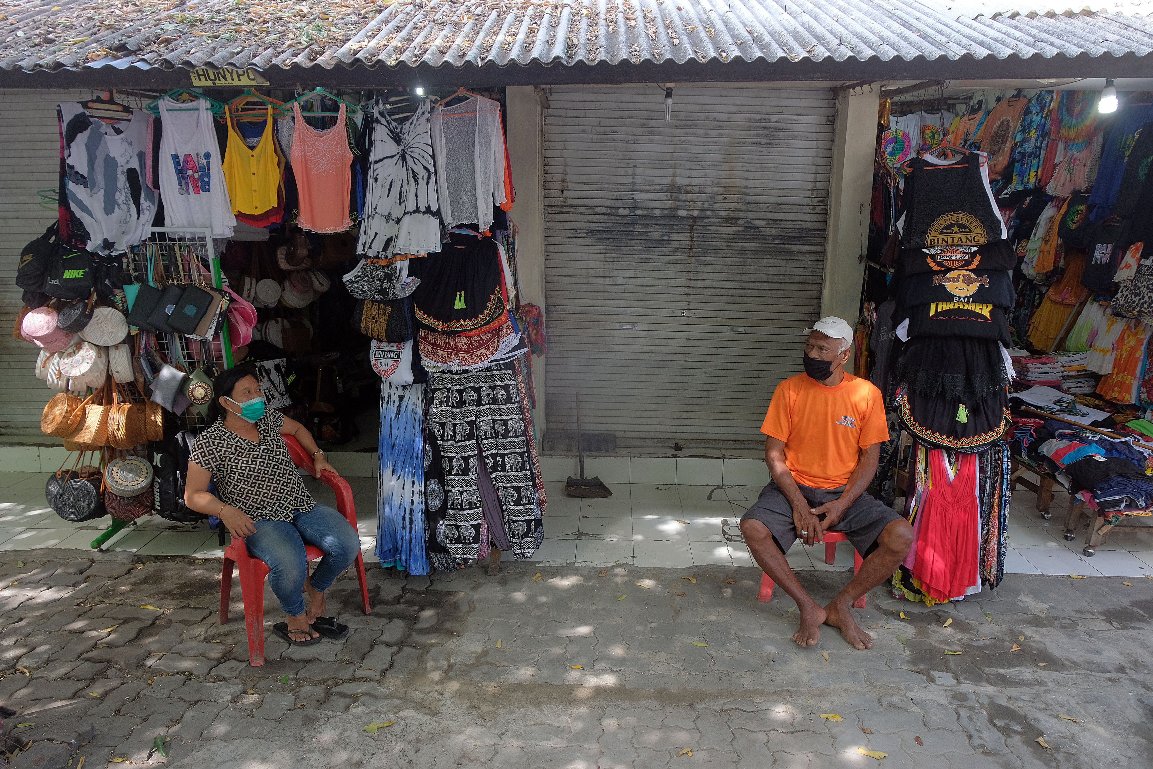 Penerapan Ganjil Genab di Pasar Seni Kuta