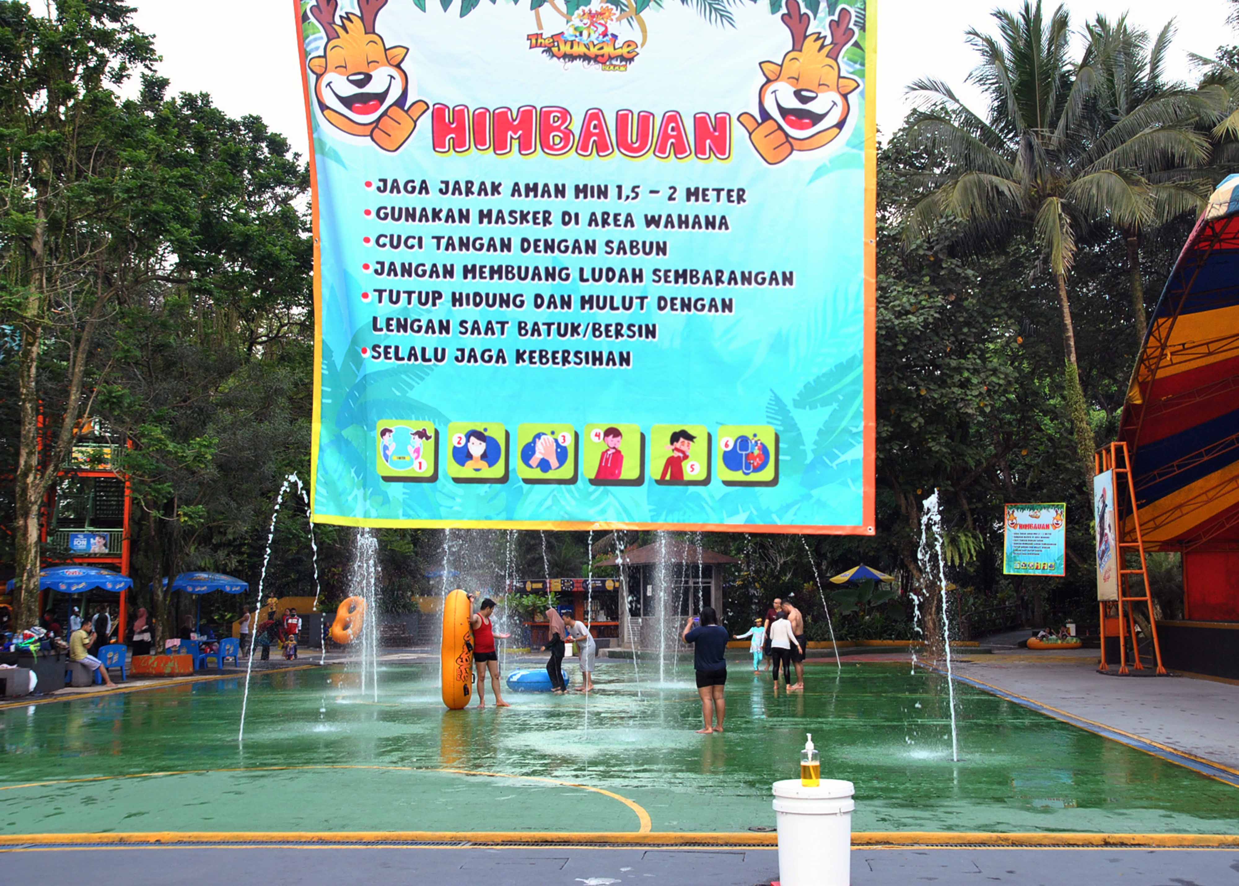 Wahana Air di Bogor Kembali Dibuka