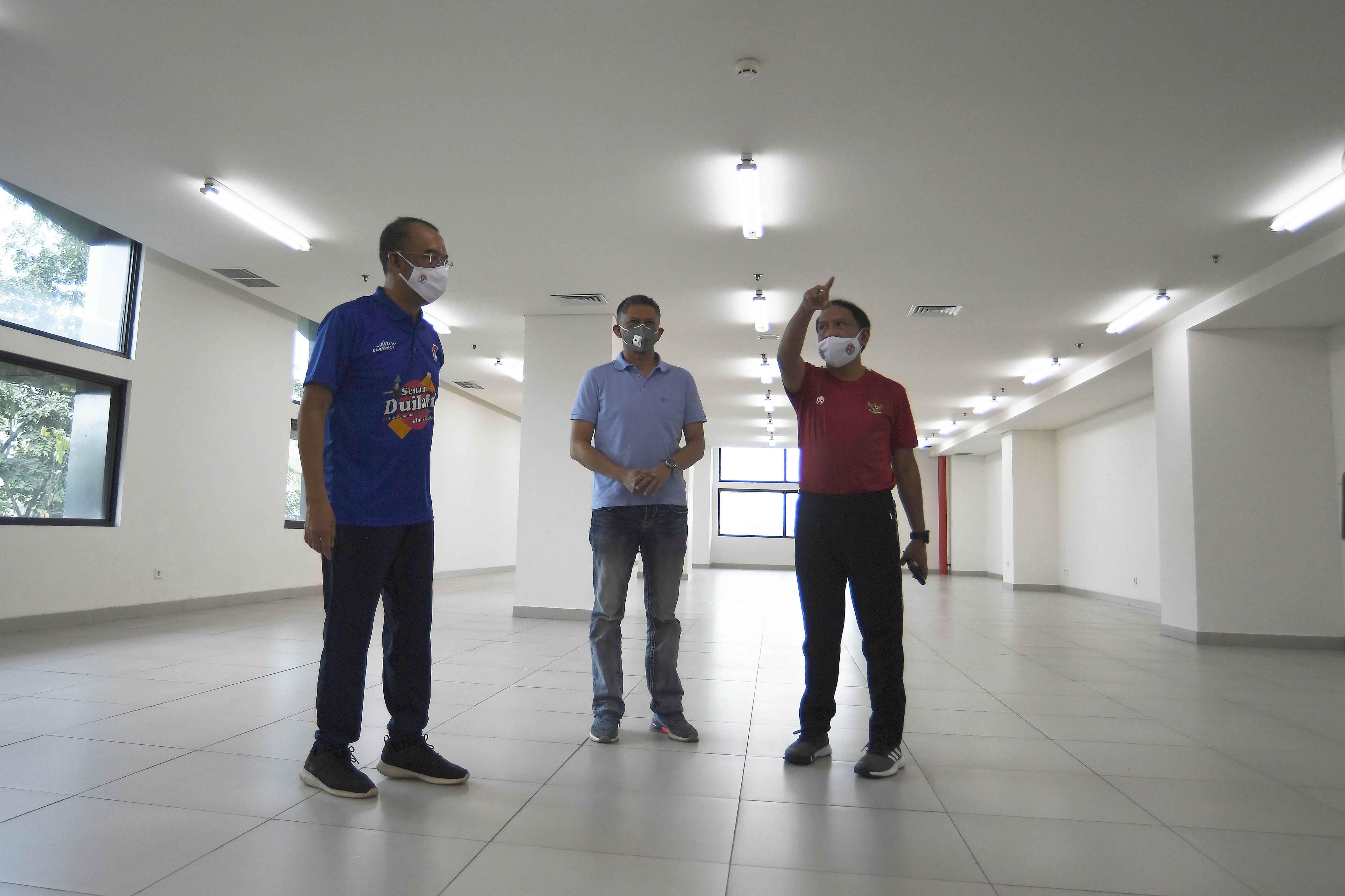 Menpora Tinjau Lokasi Kantor INAFOC