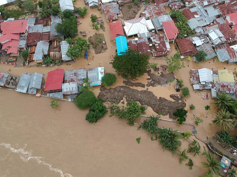Sungai Bone Gorontalo Meluap