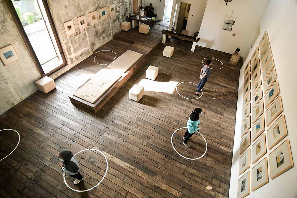 Pameran Seni Rupa Karya Hanafi Terapkan Protap Kesehatan