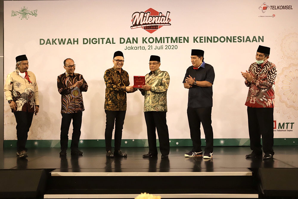 NU Gandeng Telkomsel Jaga Nilai Keindonesiaan