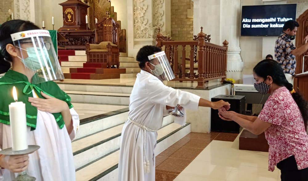 Ibadah di Gereja Terapkan Protokol Kesehatan