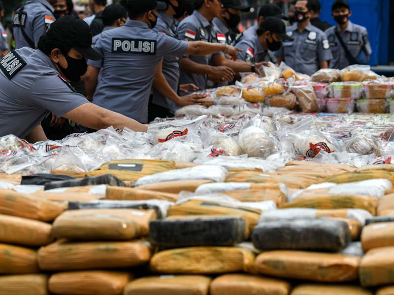 Pemusnahan Barang Bukti Narkoba