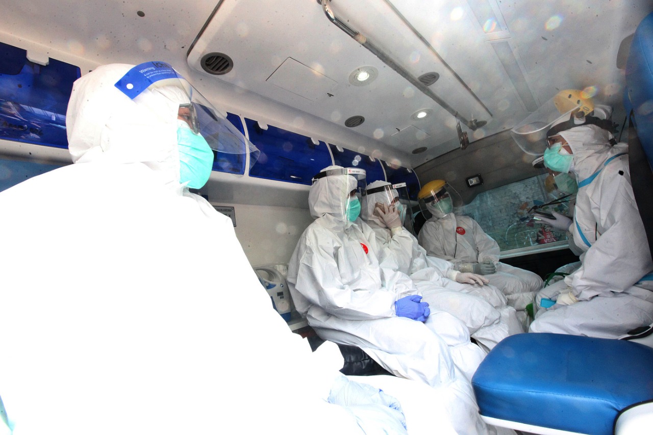 Tes Swab di Pasar Tasik Tanah Abang