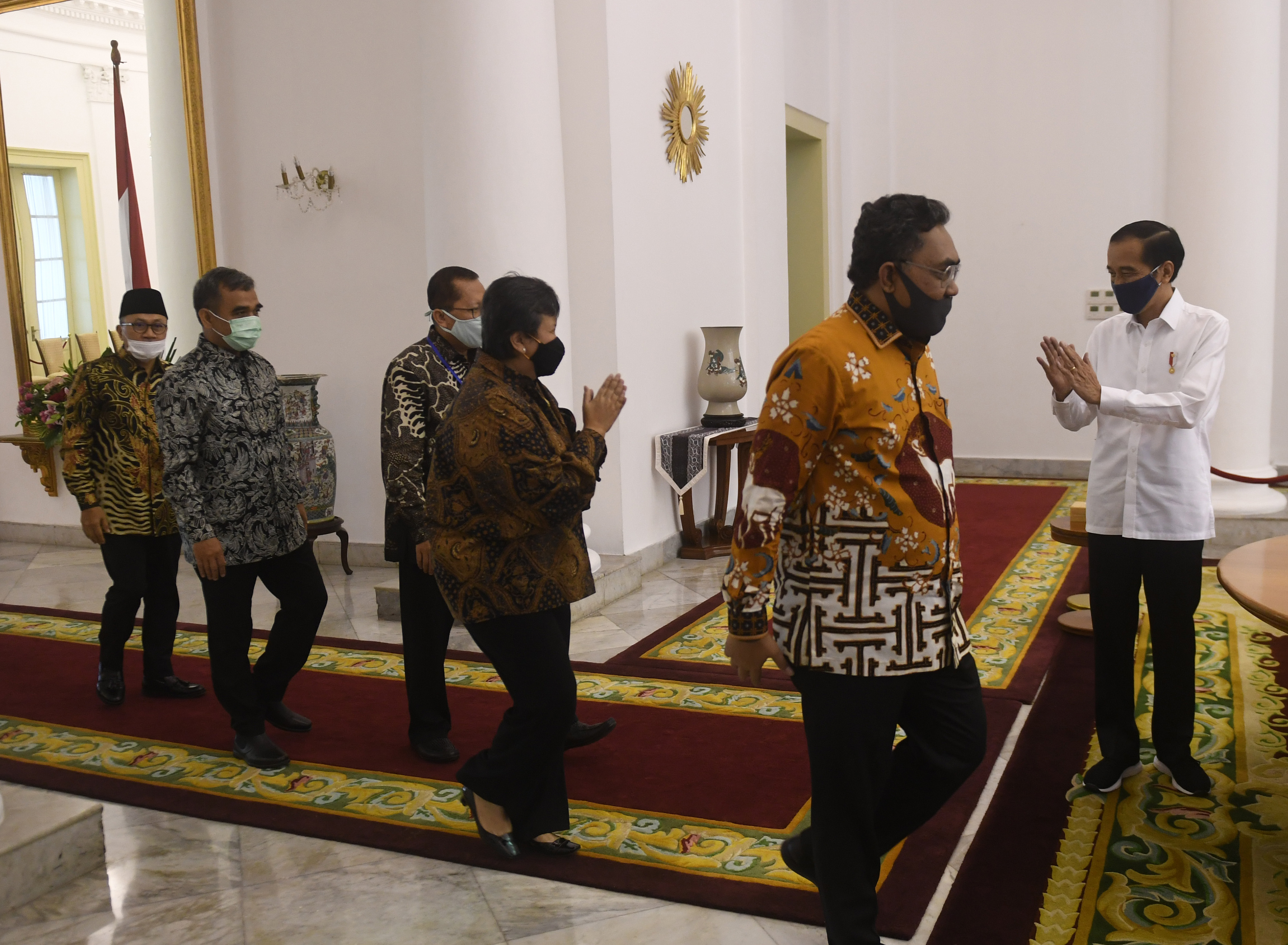 Pimpinan MPR Bertemu Presiden Jokowi