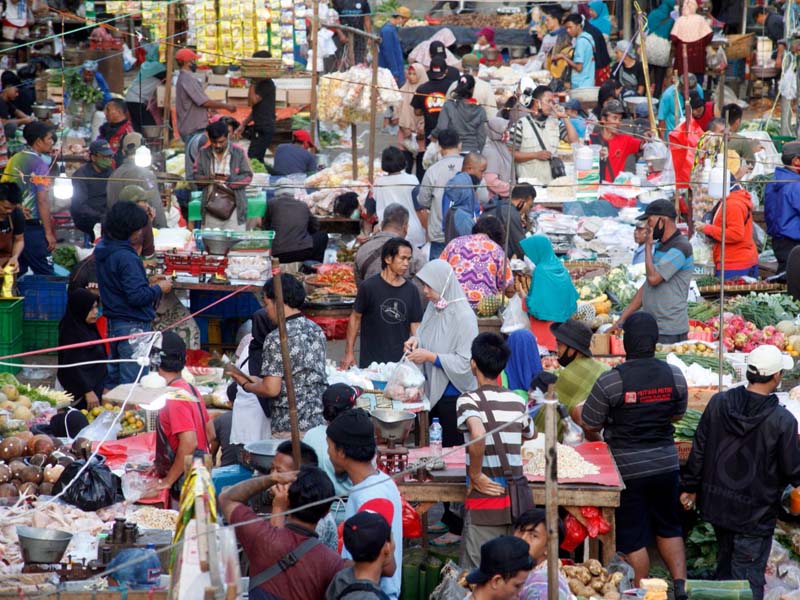 Pasar Tradisional Rentan Penularan Covid-19