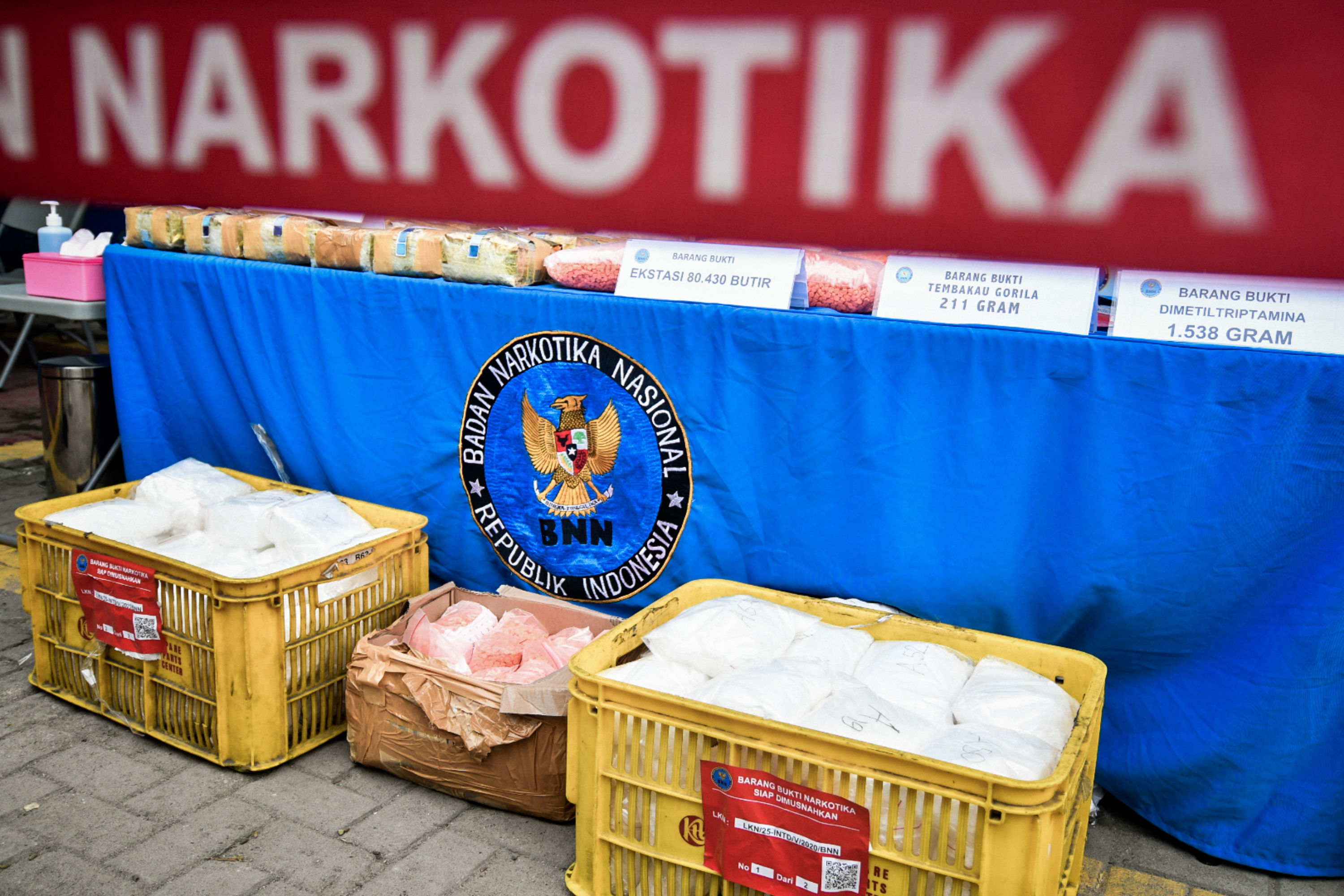 BNN Musnahkan Barang Bukti Narkotika