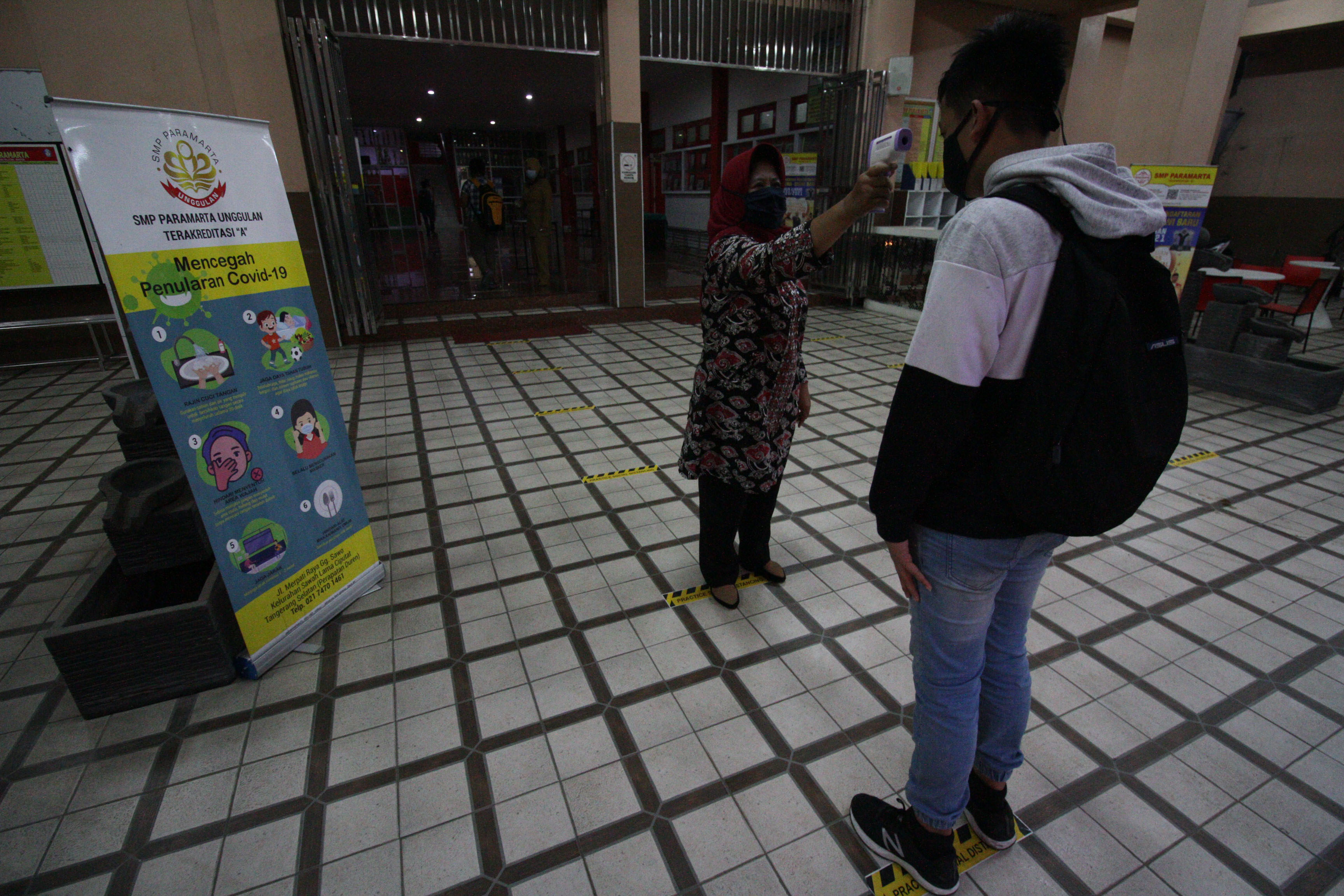 Sekolah Tatap Muka Menerapkan Protokol Kesehatan