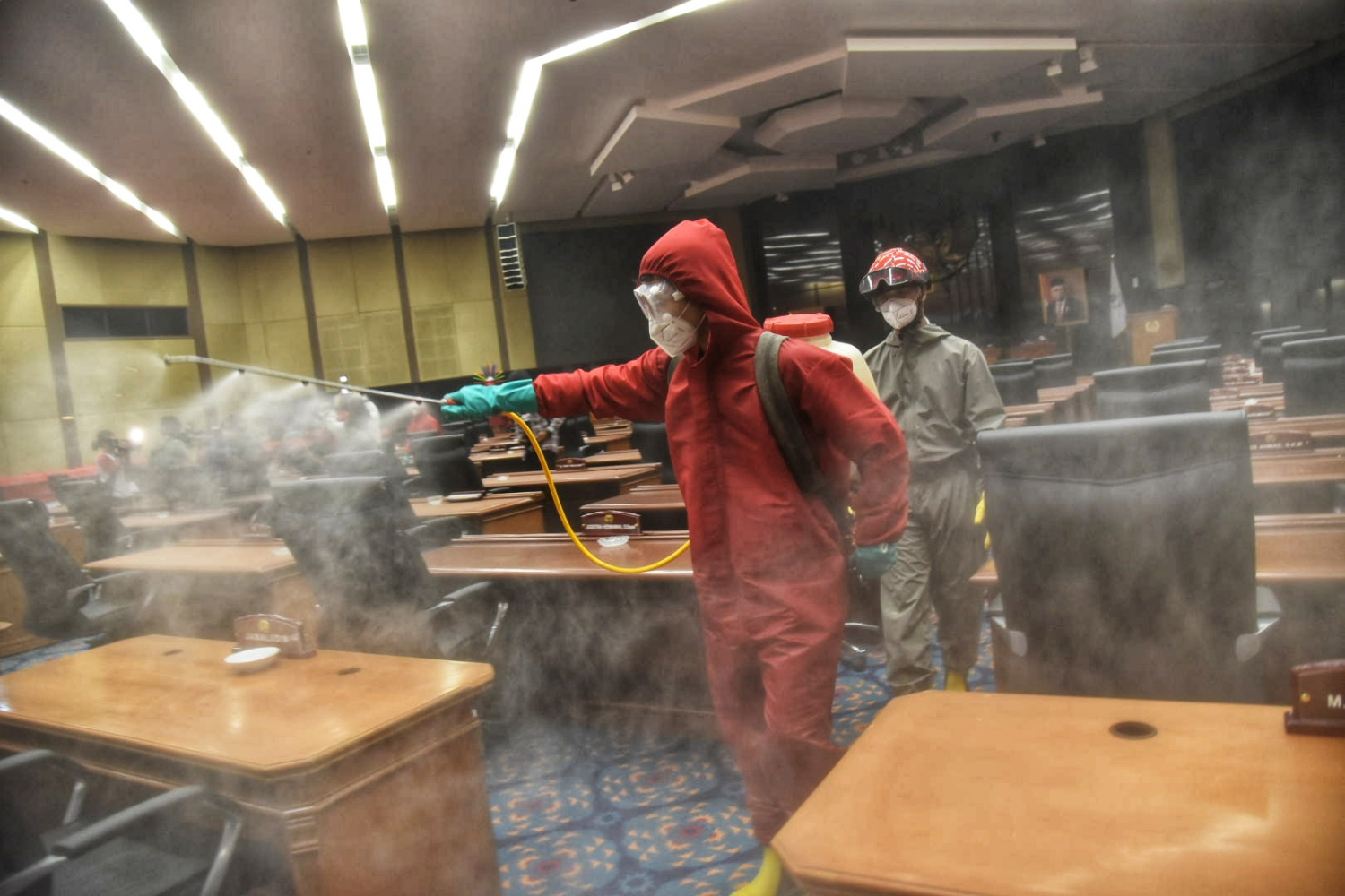 Sterilisasi Gedung DPRD DKI Jakarta