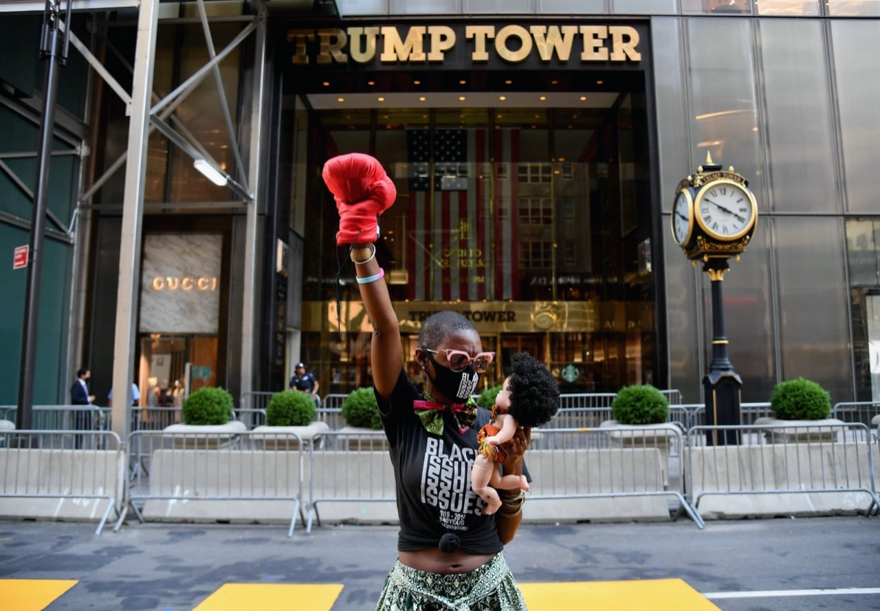 Mural Black Lives Matter di Depan Trump Tower