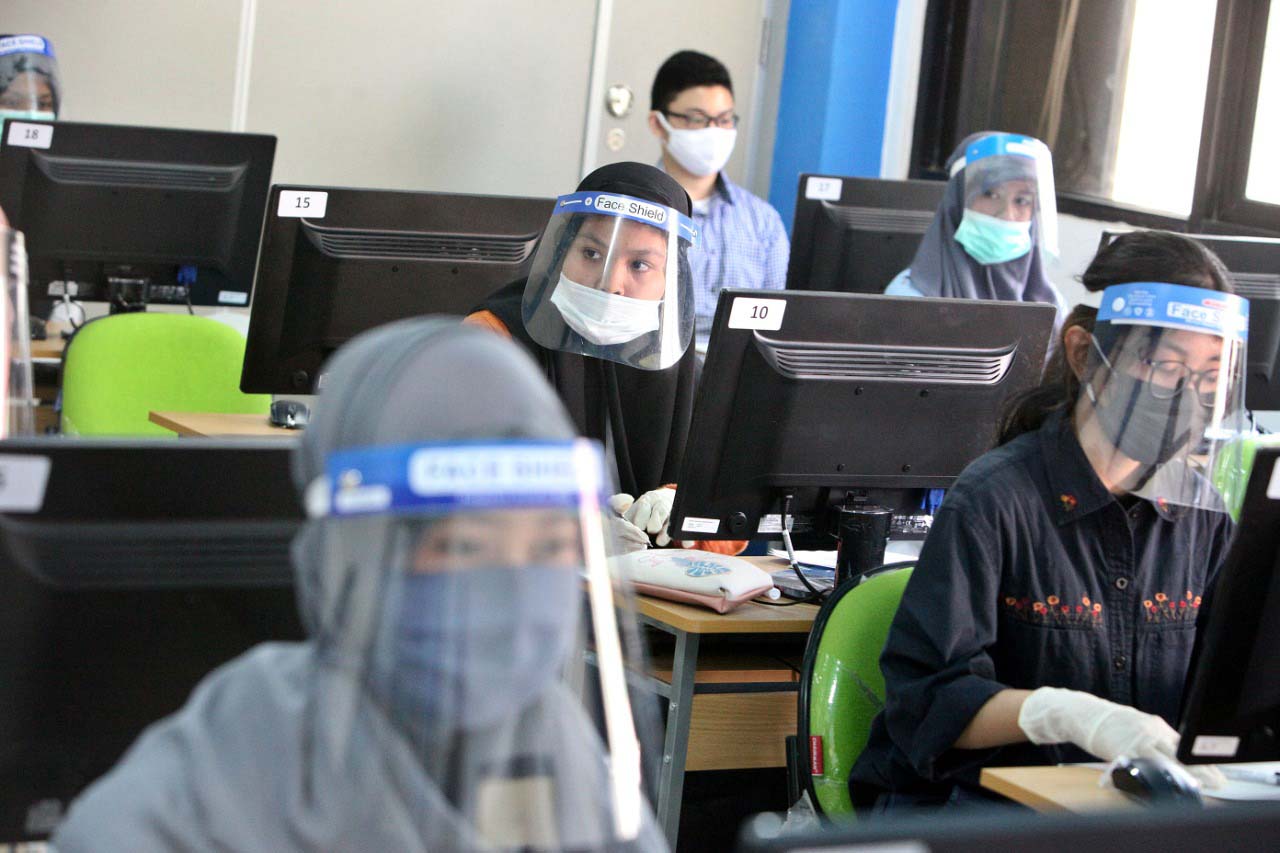 Penerapan Protokol Kesehatan SBMPTN 2020