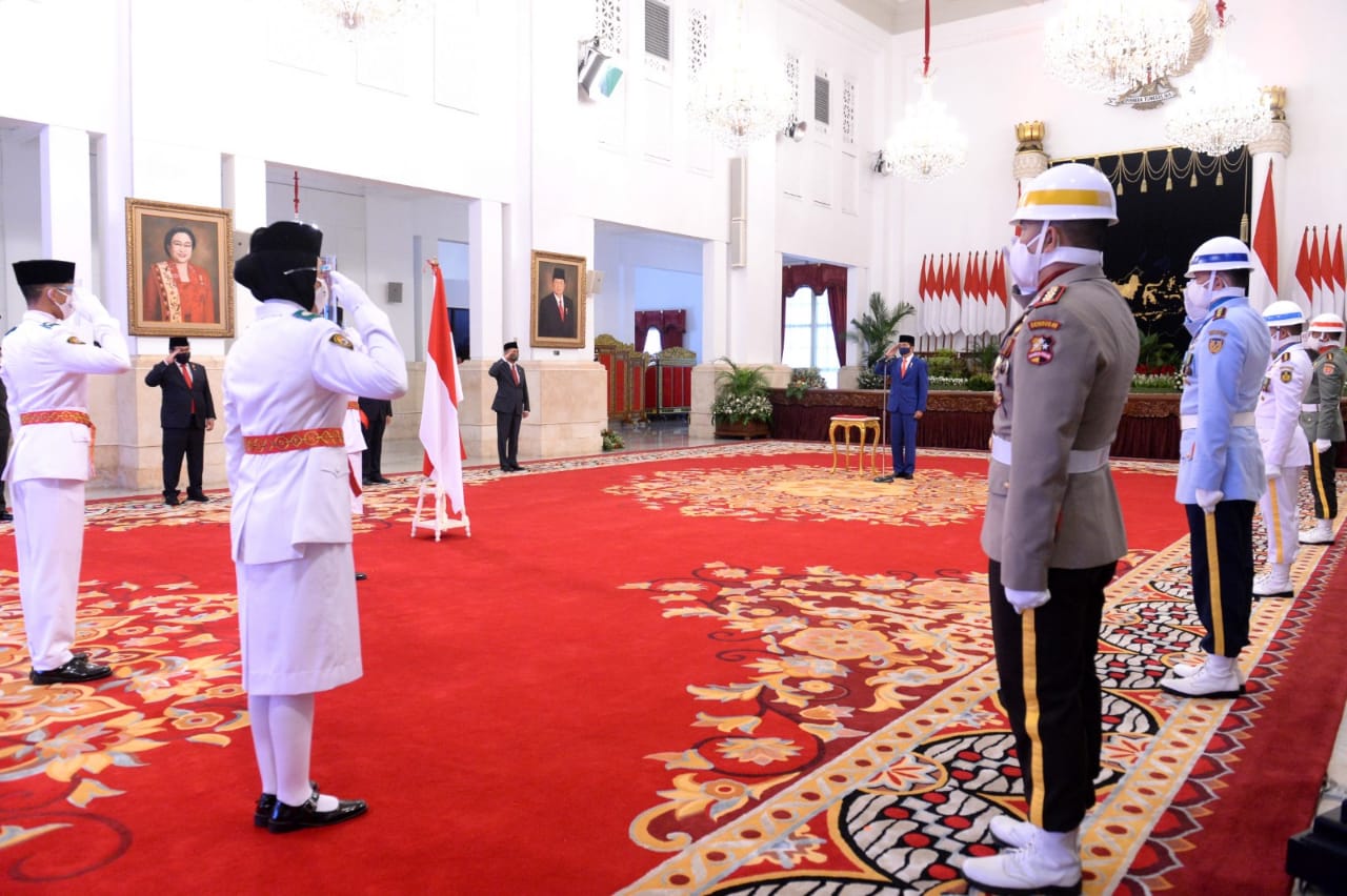 Pengukuhan 8 Anggota Paskibraka