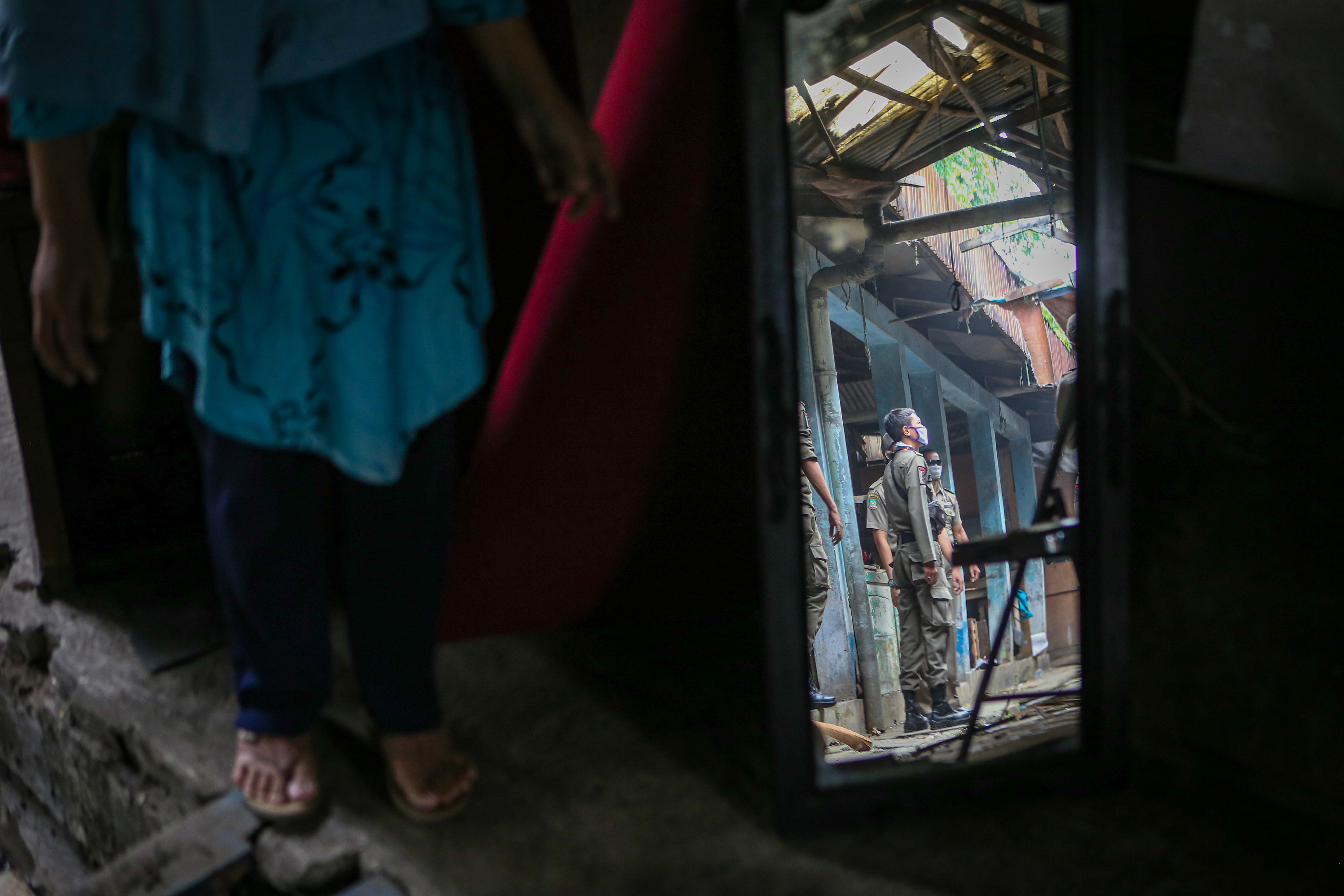 Pembongkaran Pasar Jatiuwung untuk RTH