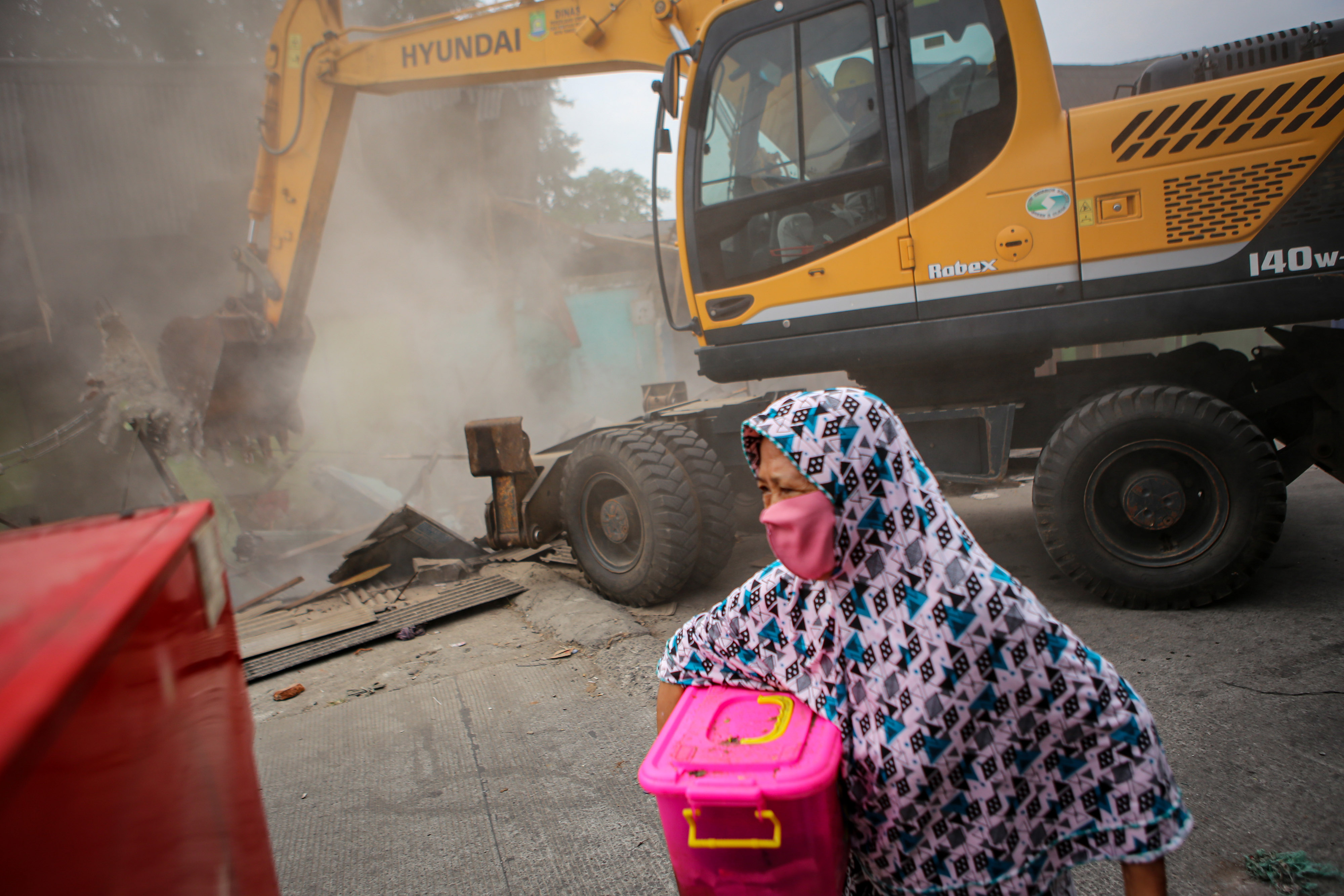 Pembongkaran Pasar Jatiuwung untuk RTH
